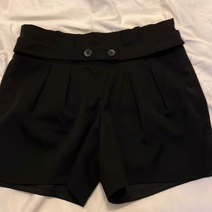 BCBG black dress shorts